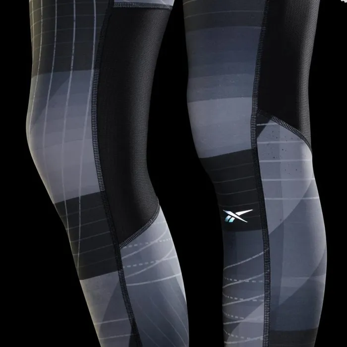 Leggings and Tights Womens Reebok Running Lux Bold Leggings Black