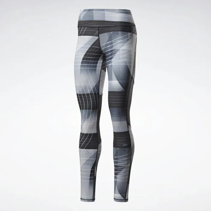 Leggings and Tights Womens Reebok Running Lux Bold Leggings Black