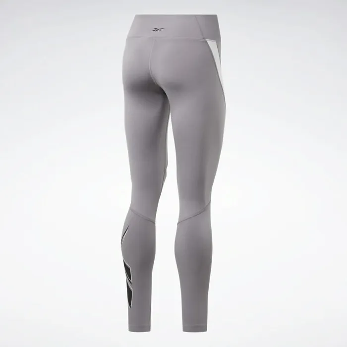 Leggings and Tights Womens Reebok Workout Ready Vector Leggings Gravity Grey