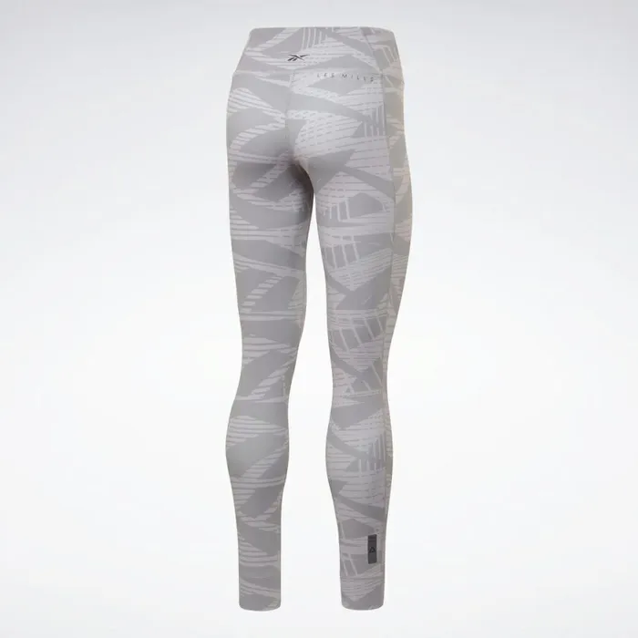 Les Mills Womens Reebok Les Mills Lux Bold 2 Leggings Gravity Grey