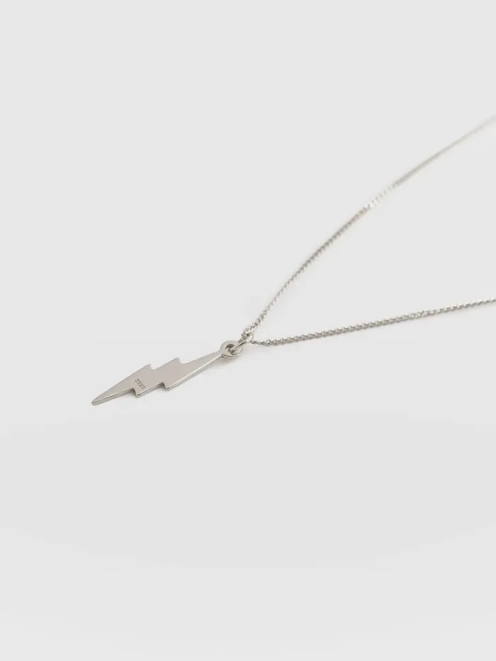 Lightning Necklace 8211 Silver Silver Women Saint And Sofia Necklaces