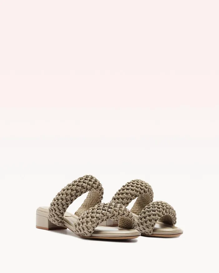 Lilla Woven 30 Chalk Women Alexandre Birman Flats