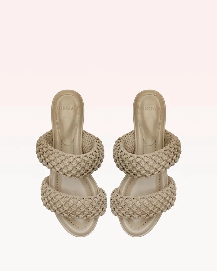 Lilla Woven 30 Chalk Women Alexandre Birman Flats