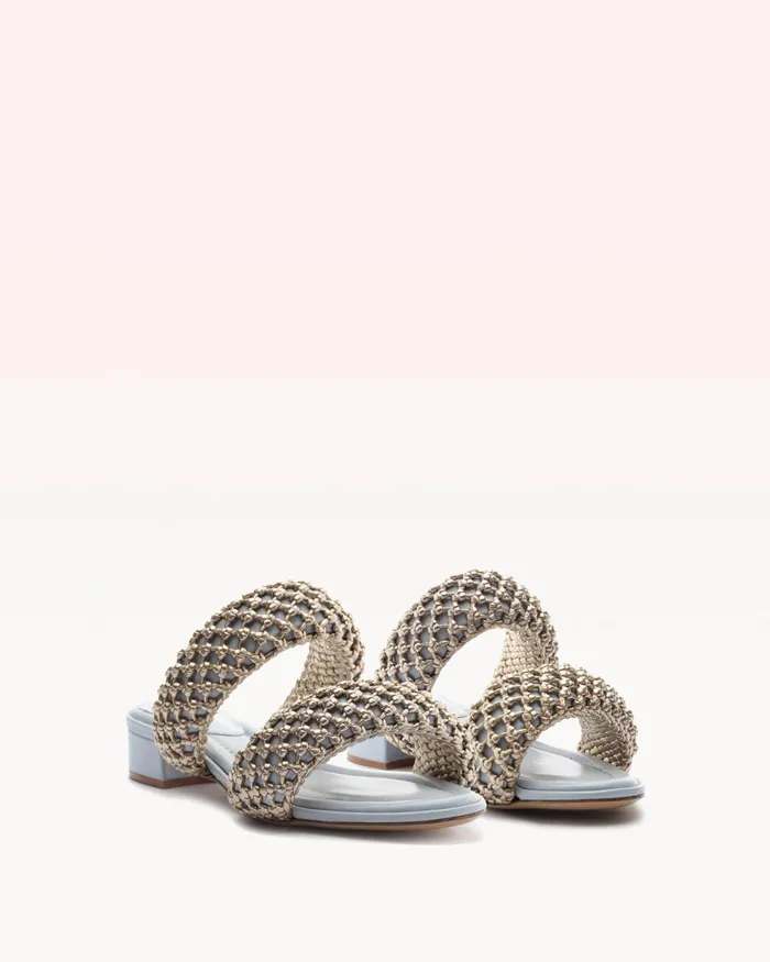 Lilla Woven 30 Serene Blue Women Alexandre Birman Flats