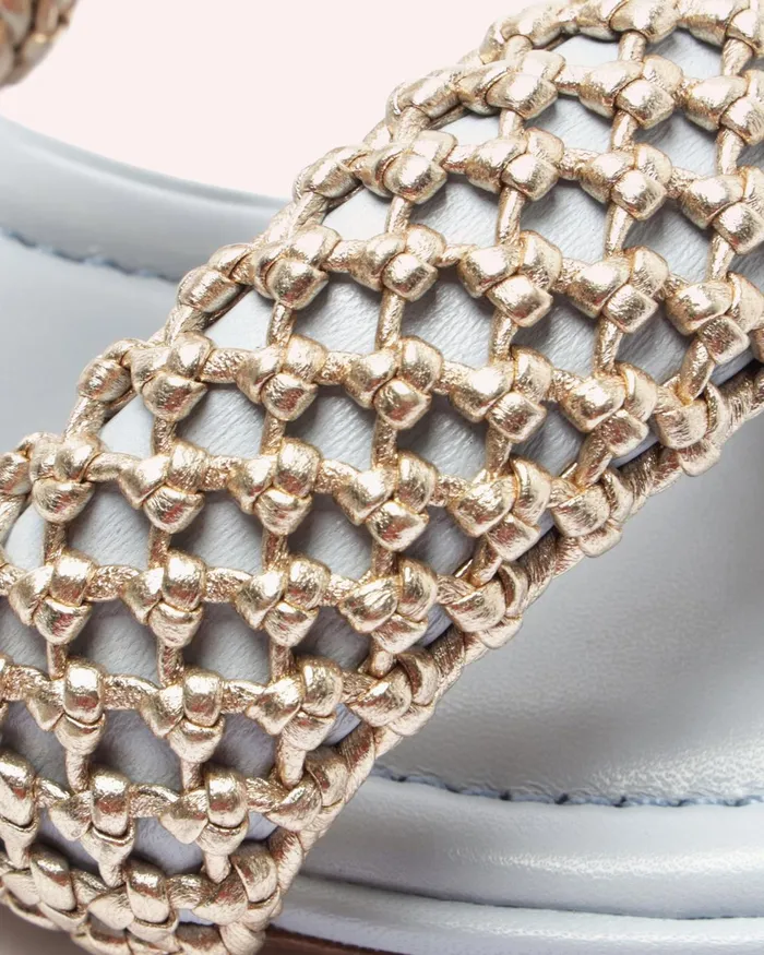 Lilla Woven 30 Serene Blue Women Alexandre Birman Flats