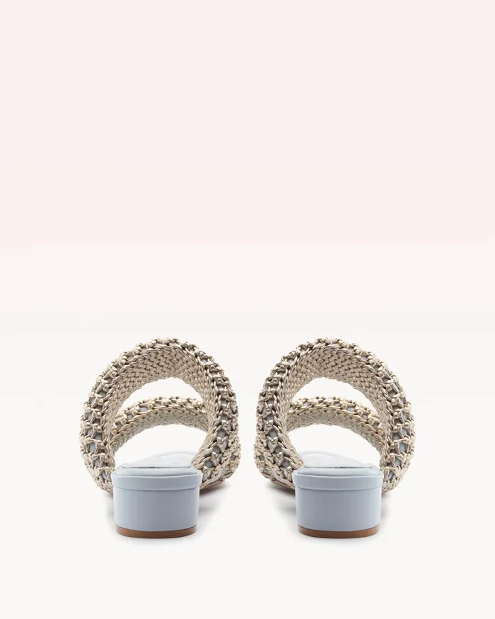 Lilla Woven 30 Serene Blue Women Alexandre Birman Flats