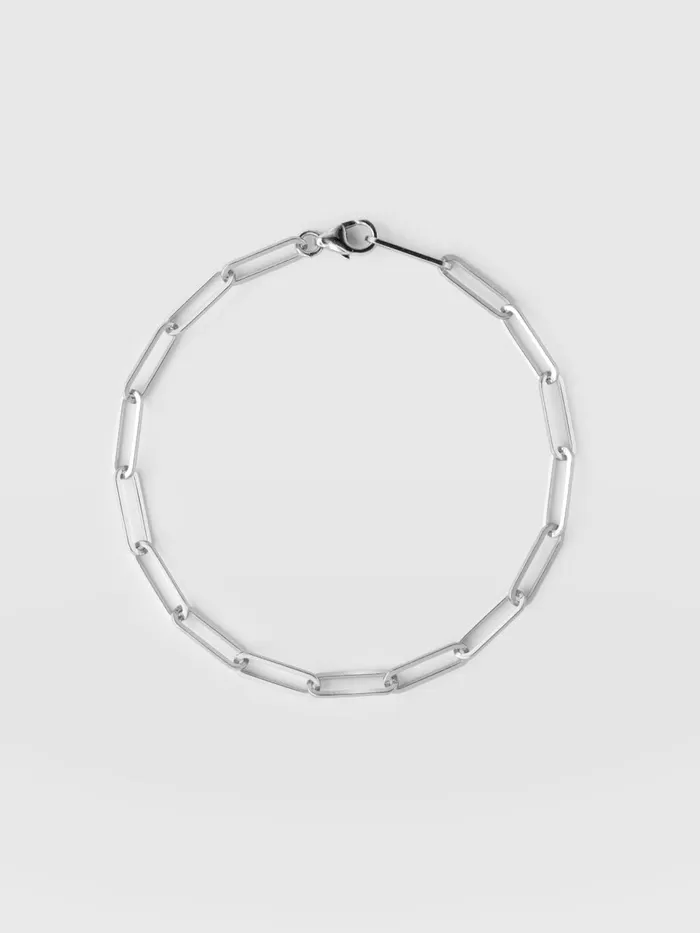 Link Chain Bracelet 8211 Silver Silver Women Saint And Sofia Bracelets