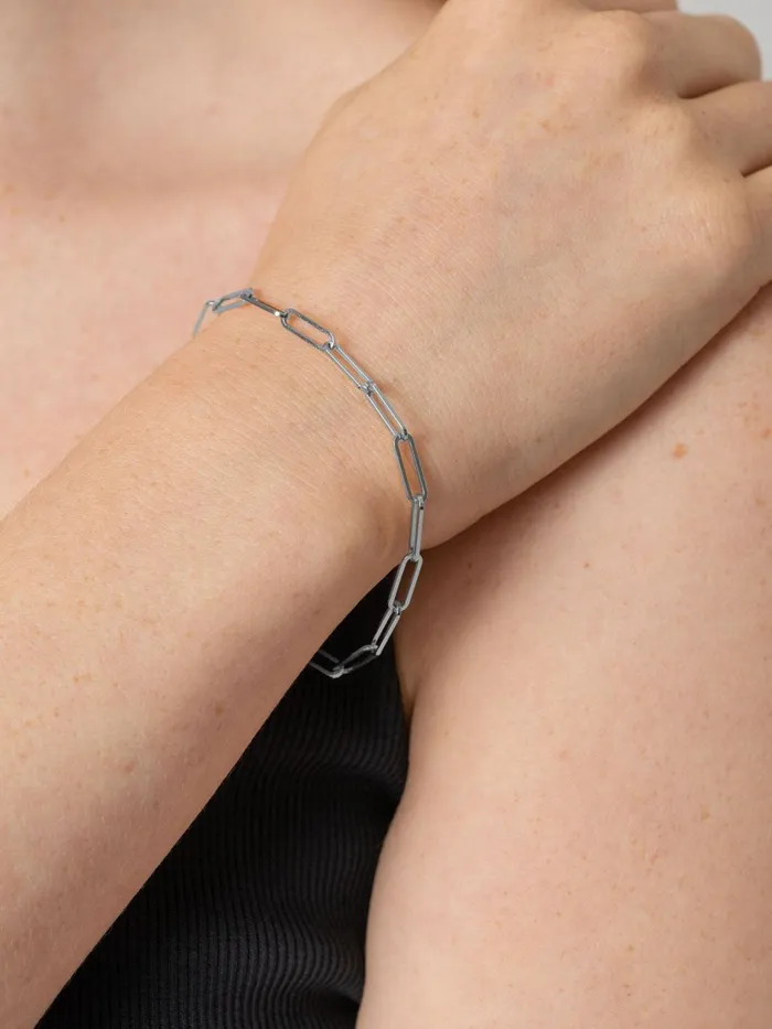 Link Chain Bracelet 8211 Silver Silver Women Saint And Sofia Bracelets