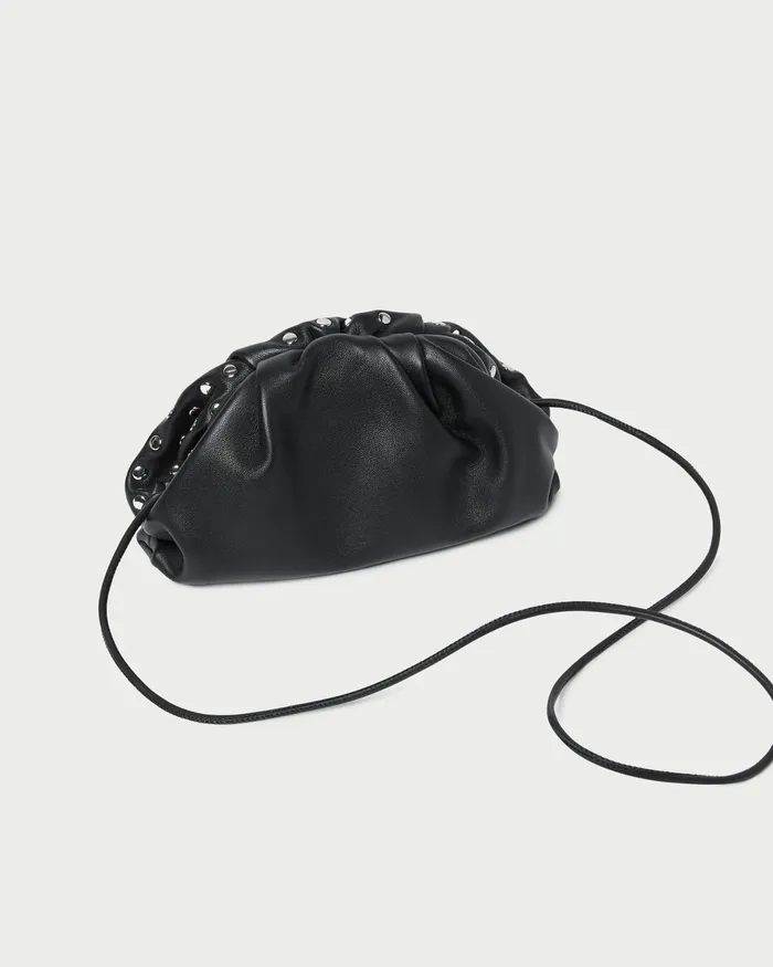 Loeffler Randall Bailey BlackSilver Dome Clutch Women Clutches Loeffler Randall Bailey BlackSilver Dome Clutch Women Clutches