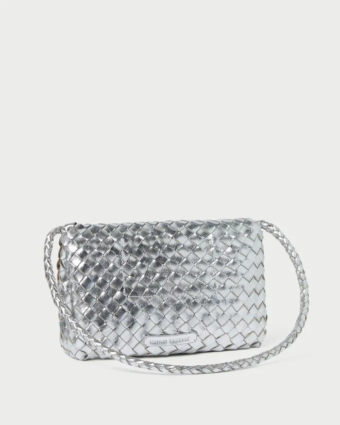 Loeffler Randall Billie Silver Leather Shoulder Bag Women Shoulder Bags Loeffler Randall Billie Silver Leather Shoulder Bag Women Shoulder Bags