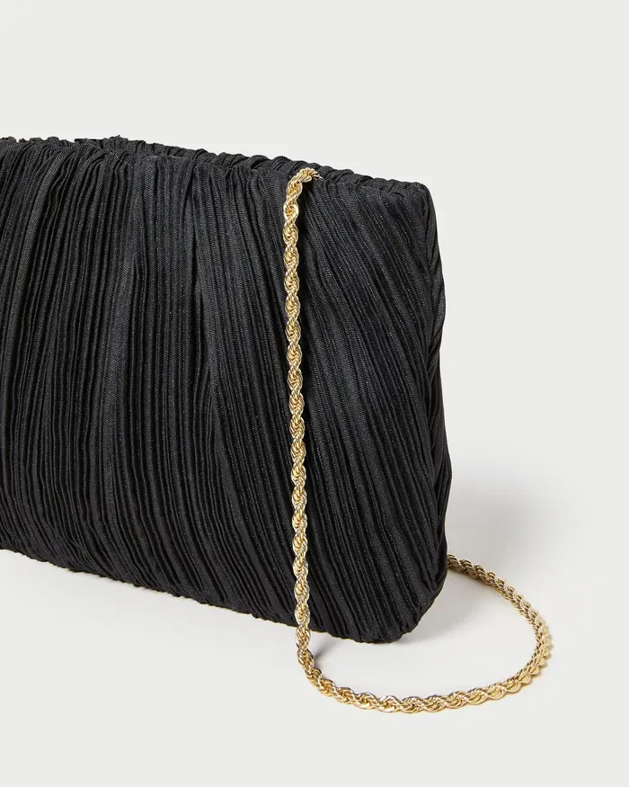 Loeffler Randall Brit Black Flat Pleated Clutch L Clutches L Handbags Women Clutches Loeffler Randall Brit Black Flat Pleated Clutch L Clutches L Handbags Women Clutches