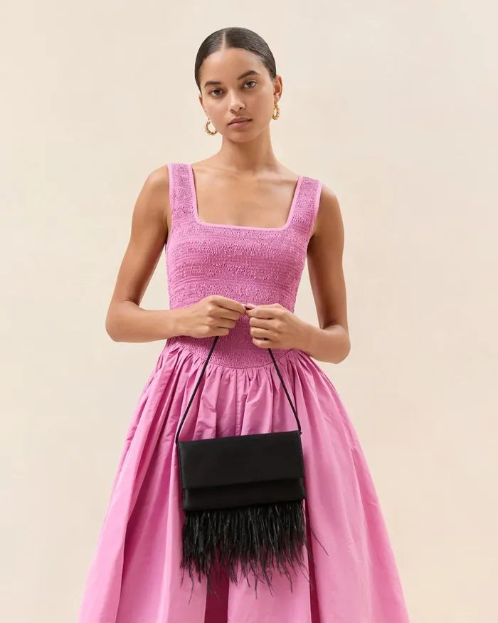 Loeffler Randall Charlee Black Satin Shoulder Bag Women Shoulder Bags Loeffler Randall Charlee Black Satin Shoulder Bag Women Shoulder Bags