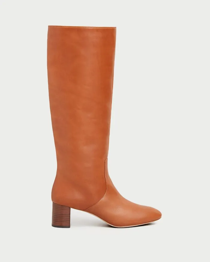 Loeffler Randall Gia Tall Boot Cognac Women Boots