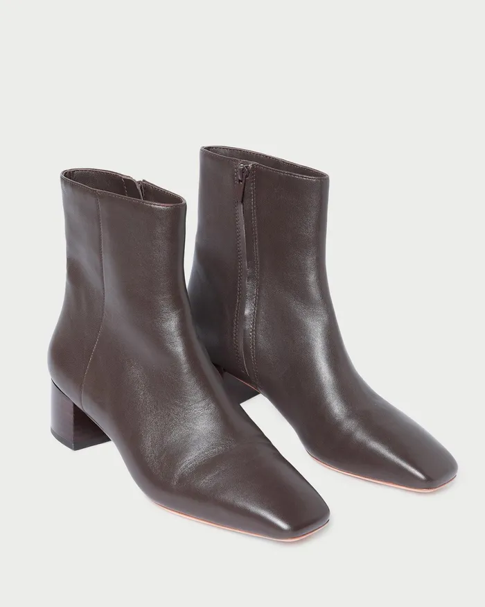 Loeffler Randall Ginny Dark Brown Leather Ankle Boot Women Boots Loeffler Randall Ginny Dark Brown Leather Ankle Boot Women Boots