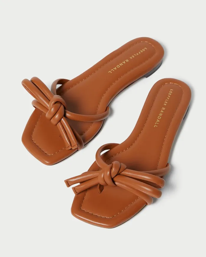 Loeffler Randall Hadley Timber Brown Bow Sandal L Flat Sandals L Footwear Women Flat Sandals Loeffler Randall Hadley Timber Brown Bow Sandal L Flat Sandals L Footwear Women Flat Sandals