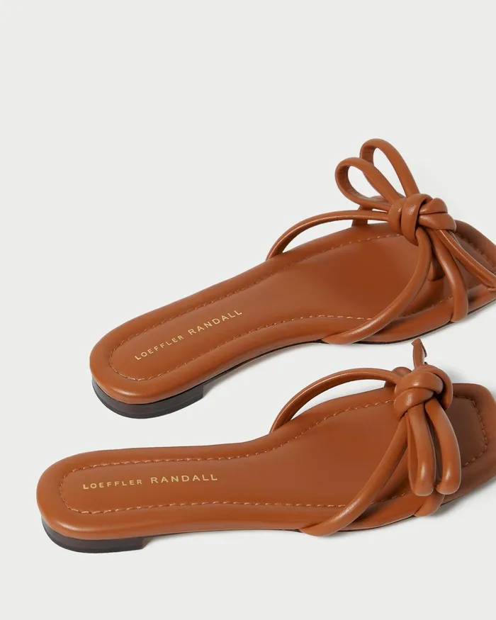 Loeffler Randall Hadley Timber Brown Bow Sandal L Flat Sandals L Footwear Women Flat Sandals Loeffler Randall Hadley Timber Brown Bow Sandal L Flat Sandals L Footwear Women Flat Sandals