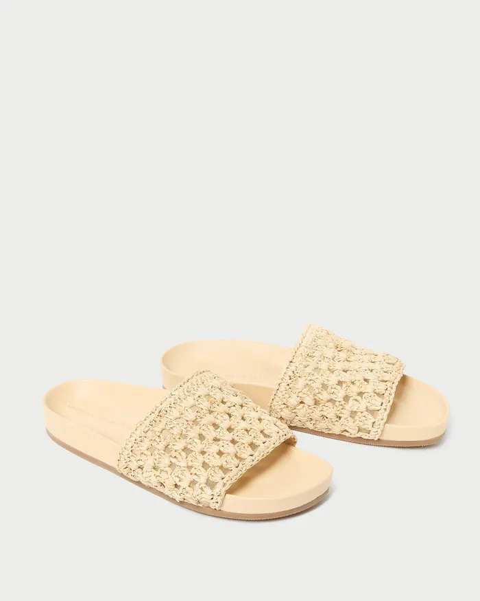 Loeffler Randall Henri Natural Crochet Leather Sandal L Flat Sandals L Footwear Women Flat Sandals Loeffler Randall Henri Natural Crochet Leather Sandal L Flat Sandals L Footwear Women Flat Sandals