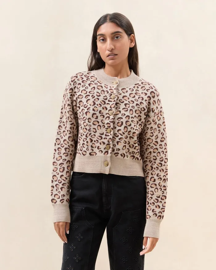 Loeffler Randall Idris Blue Jean Floral Cardigan L Sweaters and Knits L Apparel Women Knitwear Loeffler Randall Idris Blue Jean Floral Cardigan L Sweaters and Knits L Apparel Women Knitwear