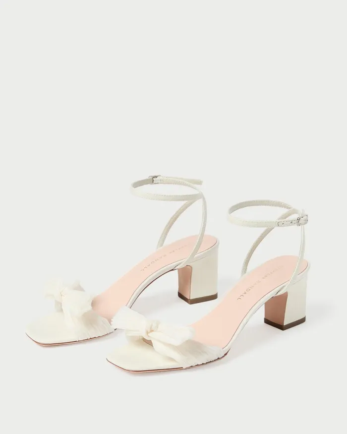 Loeffler Randall Kimora Pearl Pleated Bow Heel I Heeled Sandals I Footwear Women Heeled Sandals Loeffler Randall Kimora Pearl Pleated Bow Heel I Heeled Sandals I Footwear Women Heeled Sandals