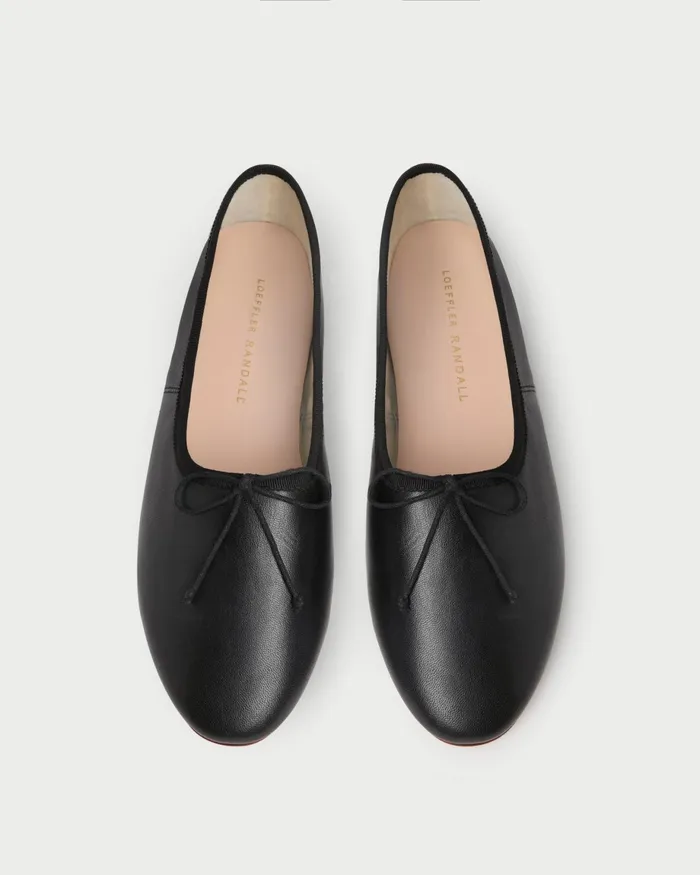 Loeffler Randall Landon Black Leather Ballet Flat L Flats L Footwear Women Flats and Loafers Loeffler Randall Landon Black Leather Ballet Flat L Flats L Footwear Women Flats and Loafers