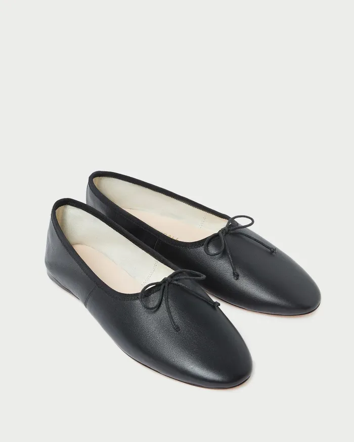 Loeffler Randall Landon Black Leather Ballet Flat L Flats L Footwear Women Flats and Loafers Loeffler Randall Landon Black Leather Ballet Flat L Flats L Footwear Women Flats and Loafers