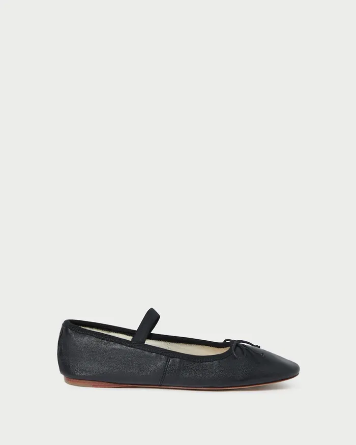 Loeffler Randall Leonie Black Leather Ballet Flat Women Flats and Loafers Loeffler Randall Leonie Black Leather Ballet Flat Women Flats and Loafers