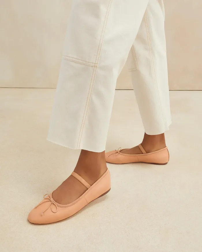 Loeffler Randall Leonie Soft Ballet Flat Caramel Women Flats and Loafers Loeffler Randall Leonie Soft Ballet Flat Caramel Women Flats and Loafers