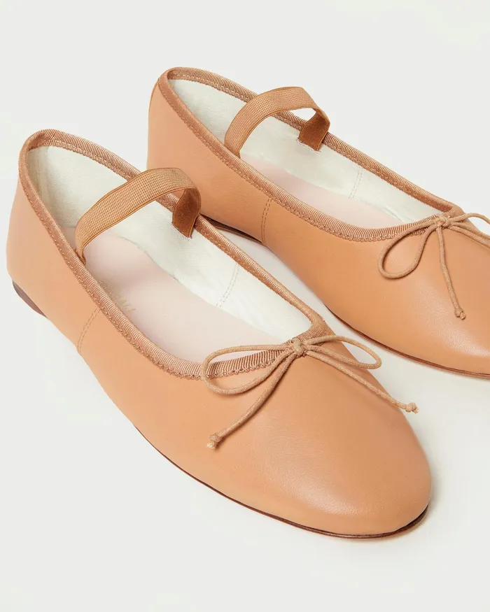 Loeffler Randall Leonie Soft Ballet Flat Caramel Women Flats and Loafers Loeffler Randall Leonie Soft Ballet Flat Caramel Women Flats and Loafers