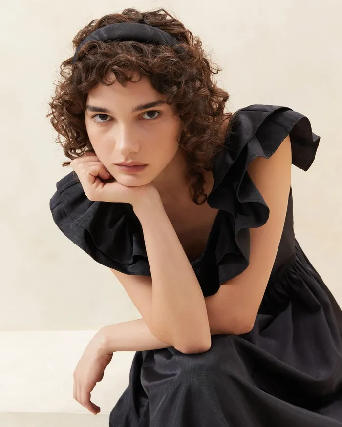 Loeffler Randall Marina Black Puffy Headband L Hair Accessories L Accessories Women Accessories Loeffler Randall Marina Black Puffy Headband L Hair Accessories L Accessories Women Accessories