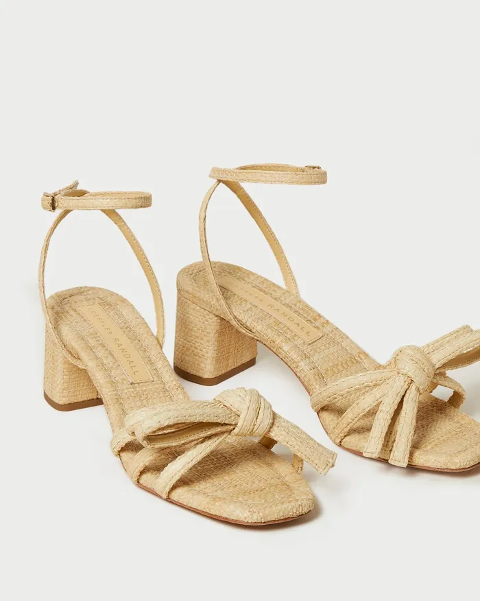 Loeffler Randall Mikel Natural Bow MidHeel Sandal L Heeled Sandals L Footwear Women Heeled Sandals Loeffler Randall Mikel Natural Bow MidHeel Sandal L Heeled Sandals L Footwear Women Heeled Sandals