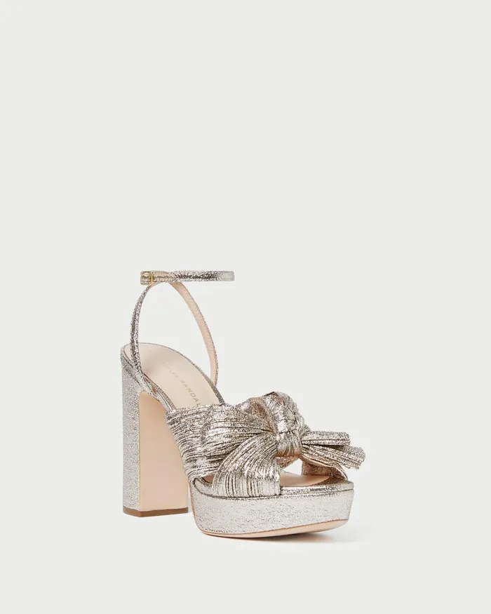 Loeffler Randall Natalia Champagne Platform Bow Heel L Heeled Sandals L Footwear Women Heeled Sandals Loeffler Randall Natalia Champagne Platform Bow Heel L Heeled Sandals L Footwear Women Heeled Sandals