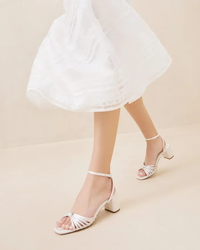 Loeffler Randall Olivia Cream Knot MidHeel Sandal L Heeled Sandals L Footwear Women Heeled Sandals Loeffler Randall Olivia Cream Knot MidHeel Sandal L Heeled Sandals L Footwear Women Heeled Sandals