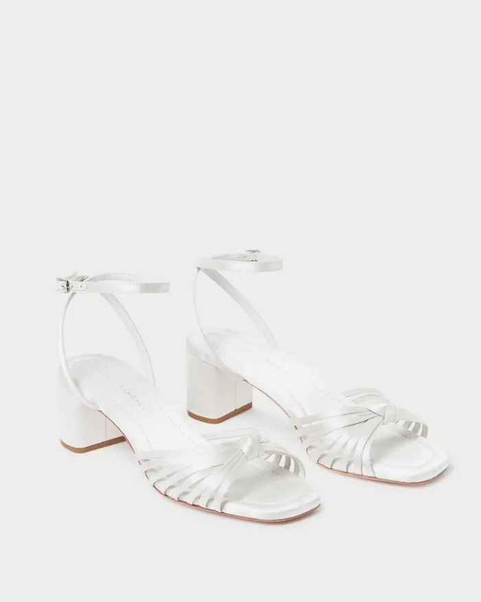 Loeffler Randall Olivia Cream Knot MidHeel Sandal L Heeled Sandals L Footwear Women Heeled Sandals Loeffler Randall Olivia Cream Knot MidHeel Sandal L Heeled Sandals L Footwear Women Heeled Sandals