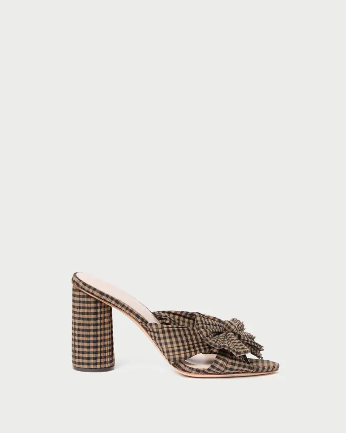 Loeffler Randall Penny BrownBlack Bow Heel Women Heeled Sandals Loeffler Randall Penny BrownBlack Bow Heel Women Heeled Sandals