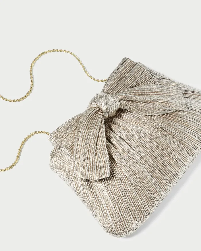 Loeffler Randall Rayne Champagne Bow Clutch L Clutches L Handbags Women Clutches