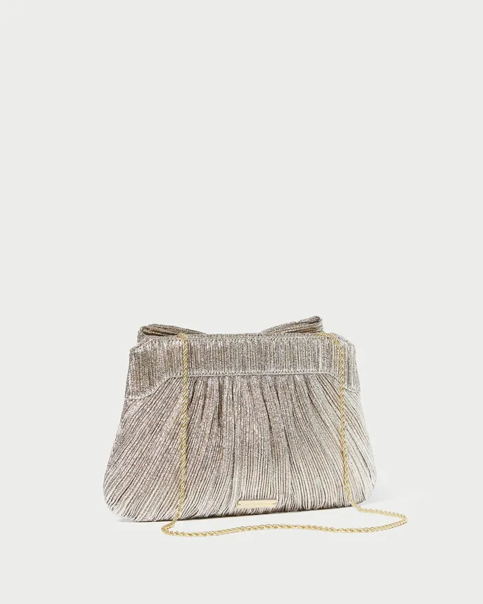 Loeffler Randall Rayne Champagne Bow Clutch L Clutches L Handbags Women Clutches