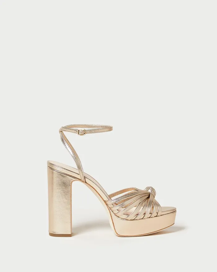 Loeffler Randall Rivka Champagne Knot Platform Sandal I Heeled Sandals I Footwear Women Heeled Sandals Loeffler Randall Rivka Champagne Knot Platform Sandal I Heeled Sandals I Footwear Women Heeled Sandals