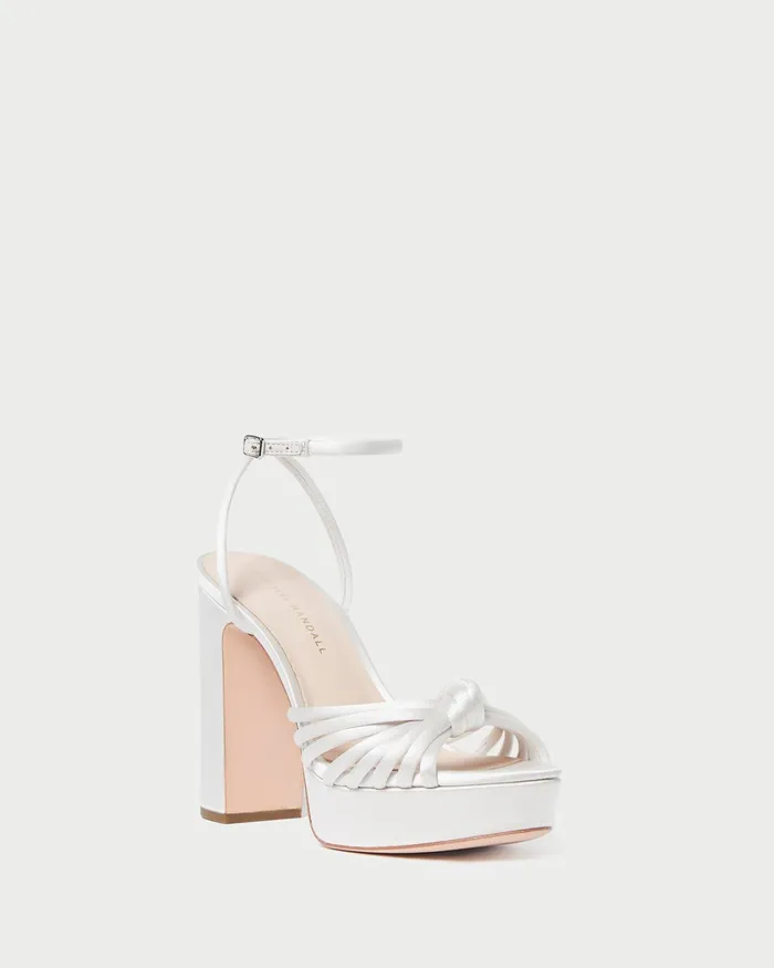 Loeffler Randall Rivka Cream Knot Platform Sandal L Heeled Sandals L Footwear Women Heeled Sandals Loeffler Randall Rivka Cream Knot Platform Sandal L Heeled Sandals L Footwear Women Heeled Sandals