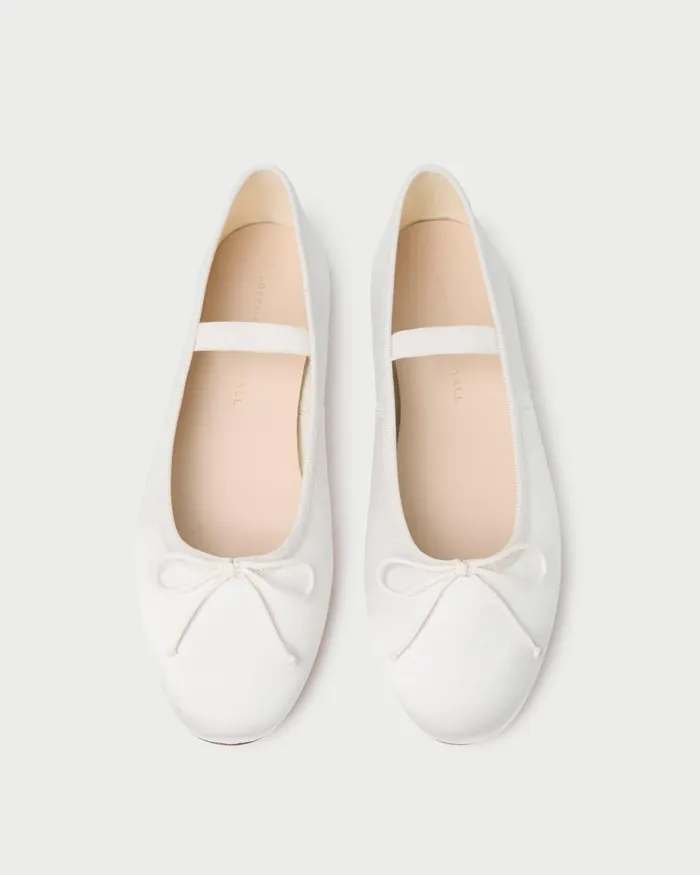 Loeffler Randall Shop The Leonie Cream Ballet Flat At Loefflerrandallcom Women Flats and Loafers Loeffler Randall Shop The Leonie Cream Ballet Flat At Loefflerrandallcom Women Flats and Loafers