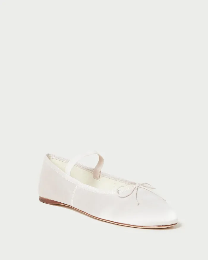 Loeffler Randall Shop The Leonie Cream Ballet Flat At Loefflerrandallcom Women Flats and Loafers Loeffler Randall Shop The Leonie Cream Ballet Flat At Loefflerrandallcom Women Flats and Loafers