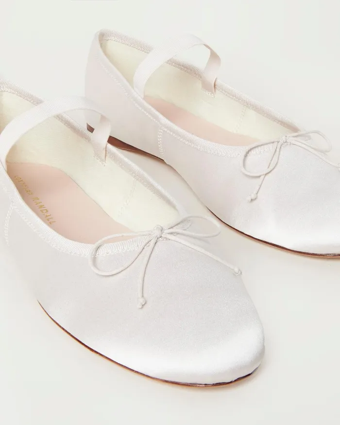 Loeffler Randall Shop The Leonie Cream Ballet Flat At Loefflerrandallcom Women Flats and Loafers Loeffler Randall Shop The Leonie Cream Ballet Flat At Loefflerrandallcom Women Flats and Loafers