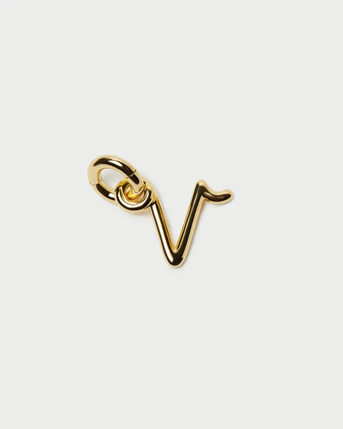 Loeffler Randall Small Gold Letter quotVquot Charm L Jewelry L Accessories Women Accessories Loeffler Randall Small Gold Letter quotVquot Charm L Jewelry L Accessories Women Accessories