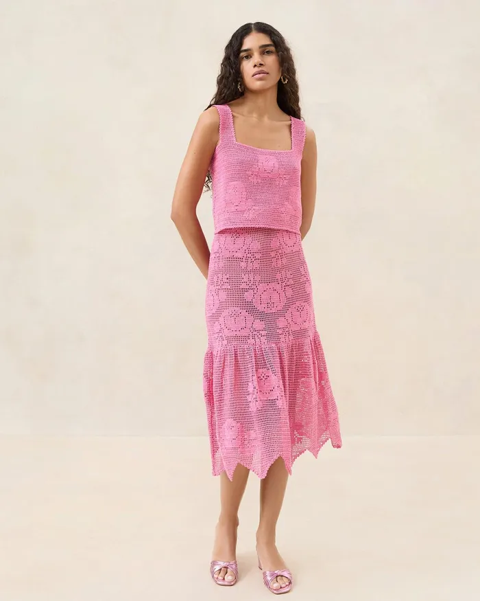 Loeffler Randall Sullivan Cream Crochet Skirt I Bottoms I Apparel Women Bottoms Loeffler Randall Sullivan Cream Crochet Skirt I Bottoms I Apparel Women Bottoms