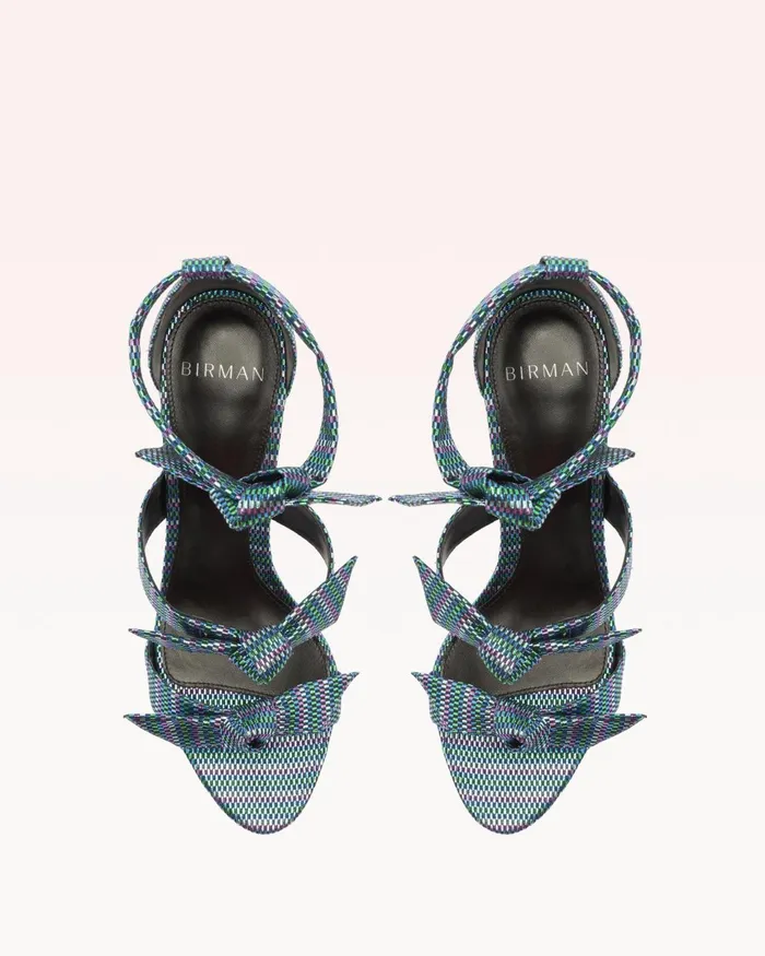 Lolita 85 Kaleido Sandal Blue Women Alexandre Birman Sandals