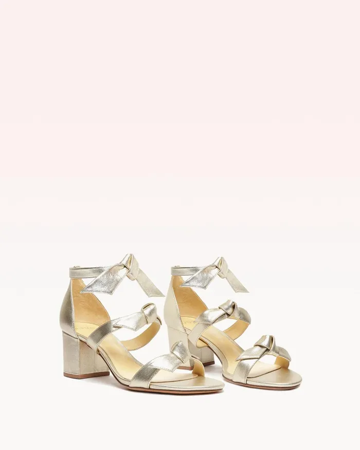 Lolita Block 60 Metallic Golden 8211 Gold Sandals Gold Women Alexandre Birman Sandals