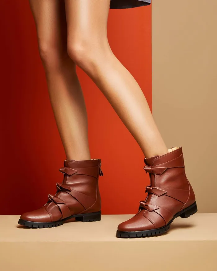 Lolita Waterproof Bootie Rum 8211 Waterproof Boots 8211 Designer Boots On Sale Rum Women Alexandre Birman Boots