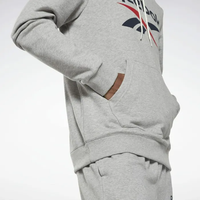 Loungewear Mens Reebok Identity Big Logo Hoodie Medium Grey Heather
