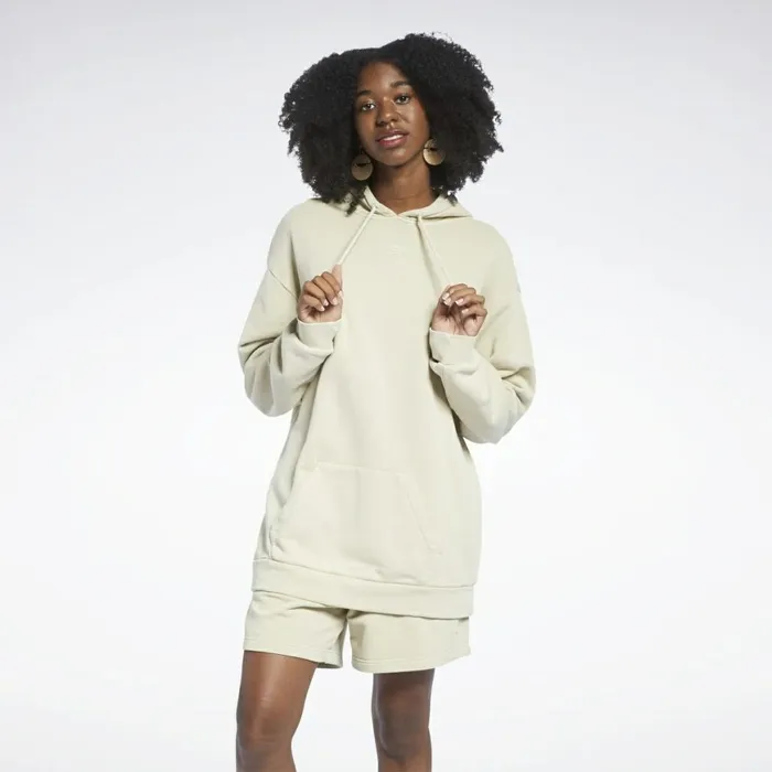 Loungewear Womens Reebok Classics Natural Dye Oversize Hoodie Stucco