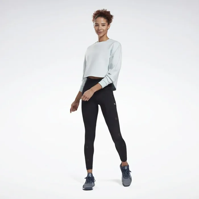 Loungewear Womens Reebok DreamBlend Cotton Midlayer Sweatshirt Chalk Blue