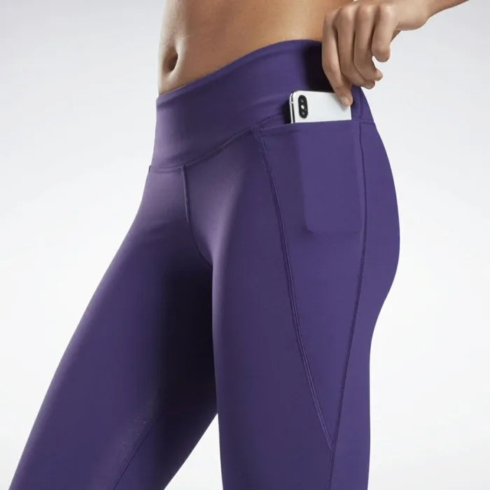 Loungewear Womens Reebok Lux Leggings Dark Orchid
